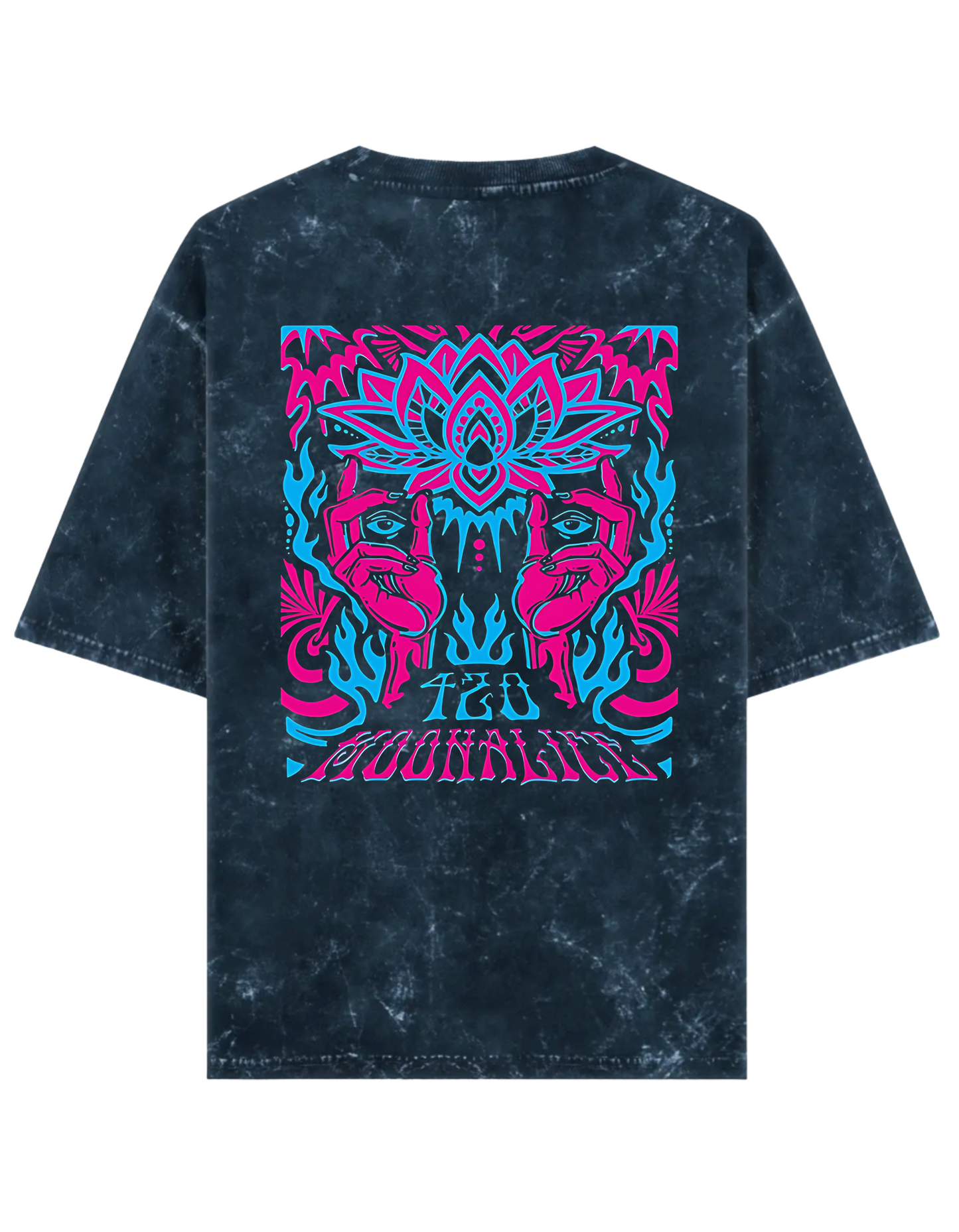 Rave Music Acid Washed - DJ Tshirt