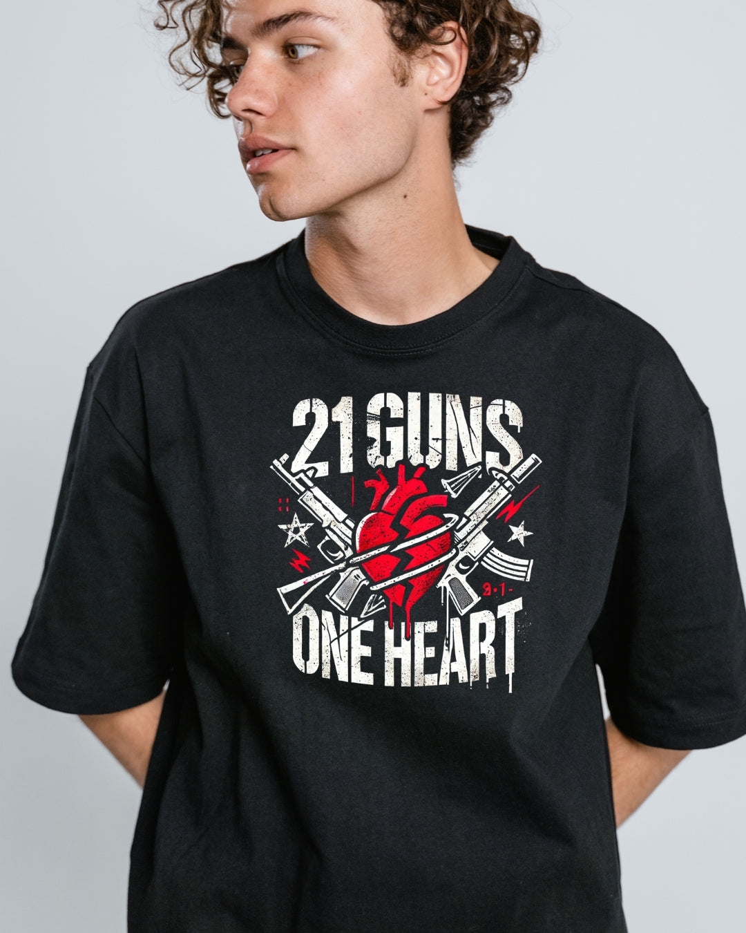 21 Guns Graphic - GreenDay Concert Tshirt