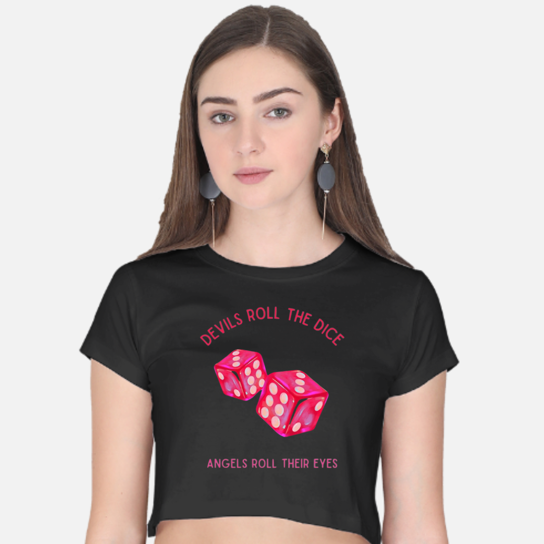 Dice Crop Top
