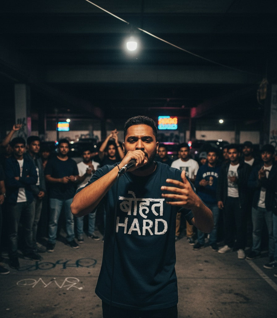 Bahut Hard Rapper - Petrol Blue T-shirt