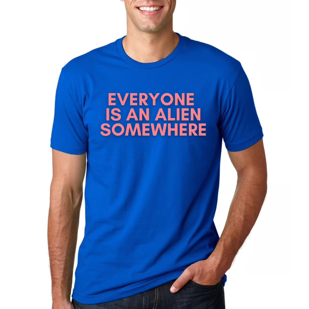 Everyone is Alien Somewhere - Chris Martin - ColdPlay Tshirts