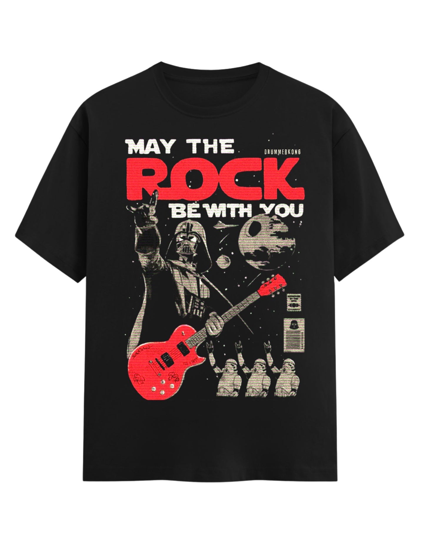 May the Rock Be With You Guitarist Tshirt
