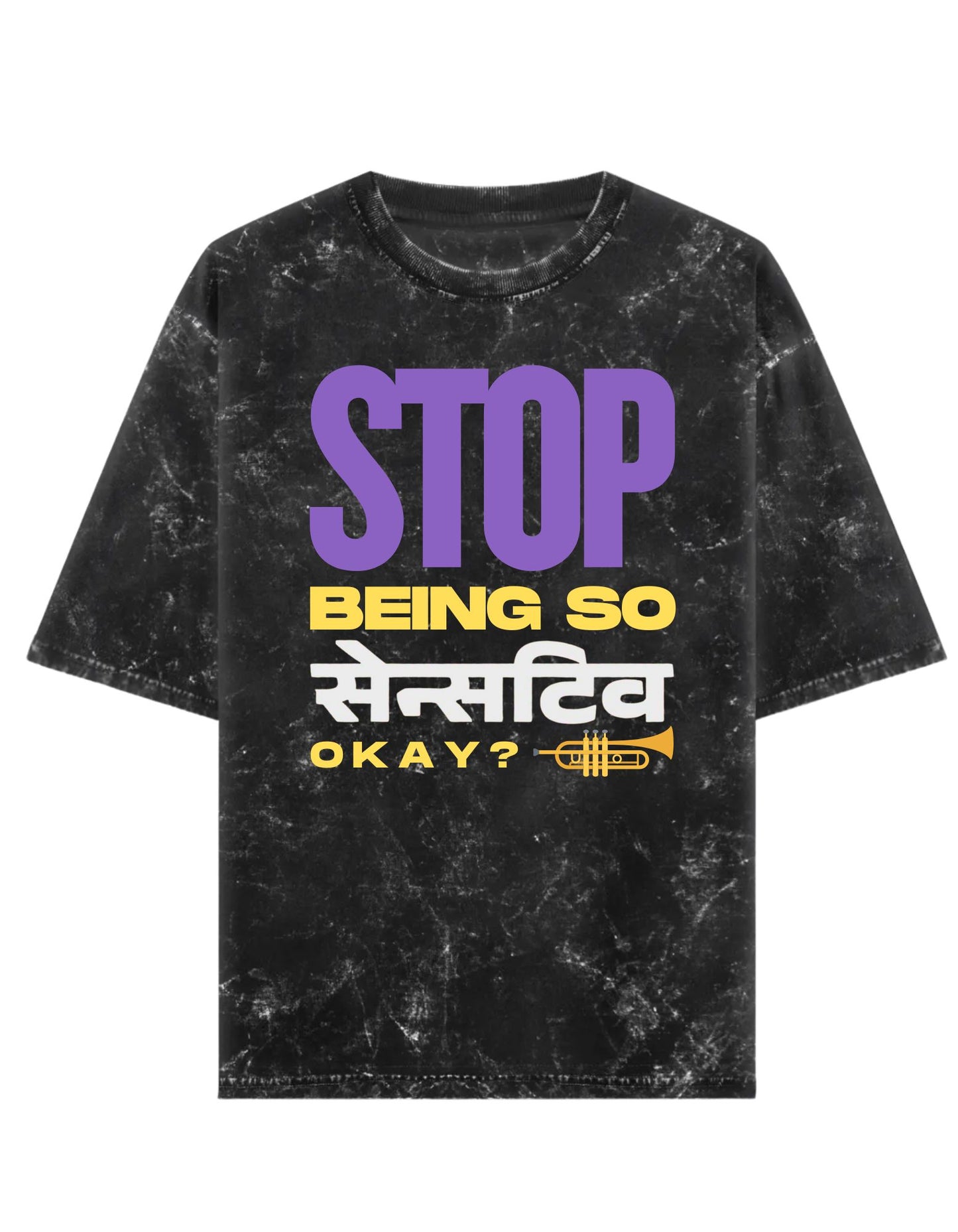 stop being so sensitive rapper T-shirt