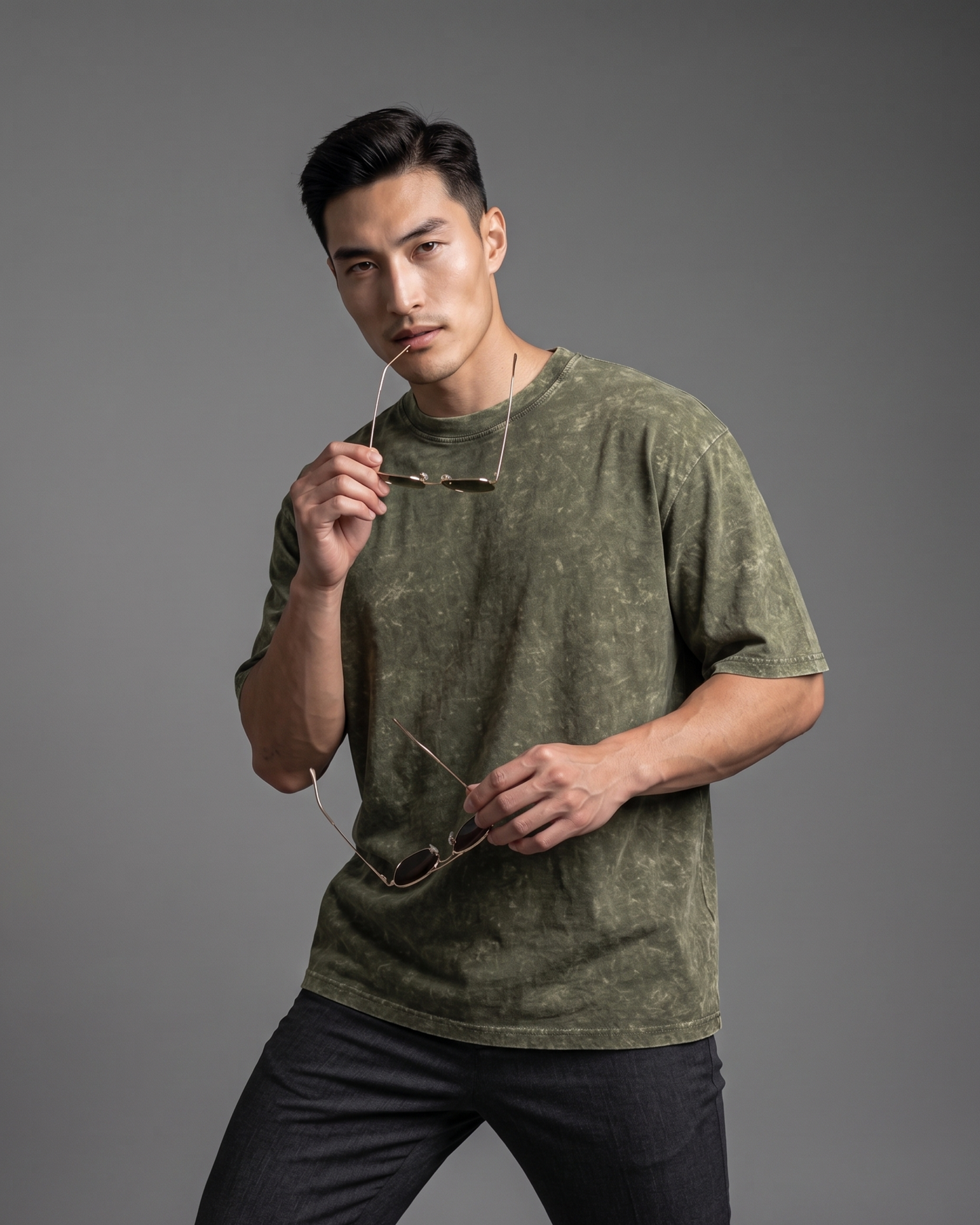 Oversized Acid Wash T-Shirt