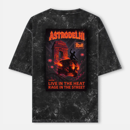 Astroworld X Delhi Acid Wash Tshirt