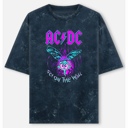 AC DC Bestseller Acid Wash Tshirt