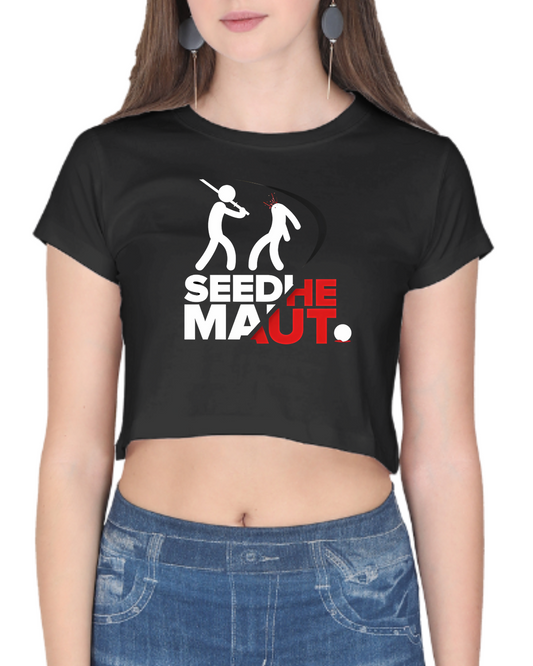 Seedhe Maut Crop Top