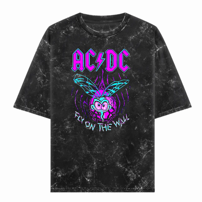 AC DC Bestseller Acid Wash Tshirt