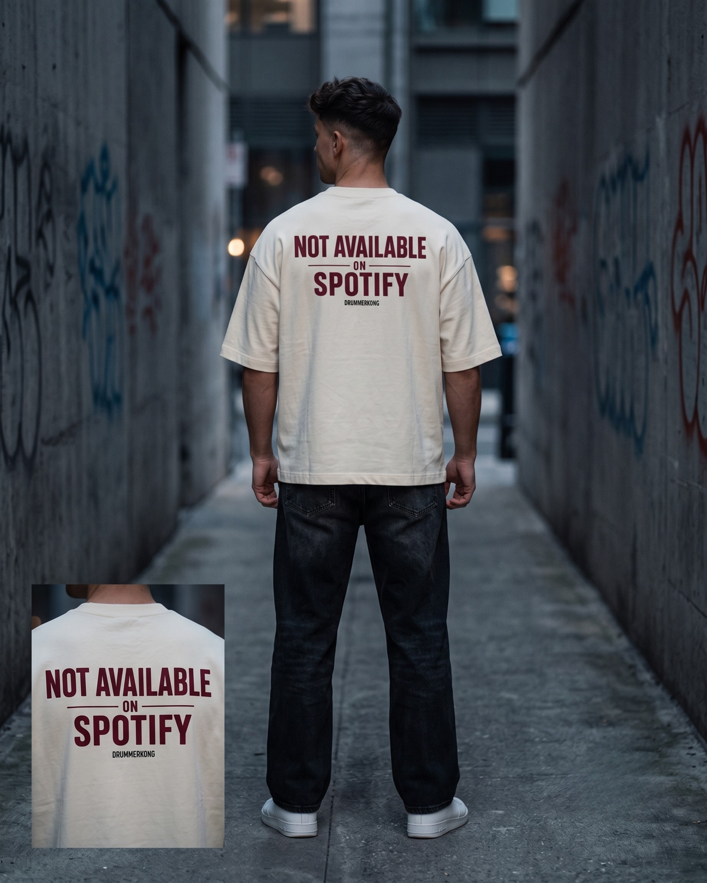 Not On Spotify Terry Oversized T-shirt