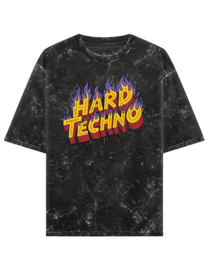 Techno - Keyboardist Acid washed Tshirt