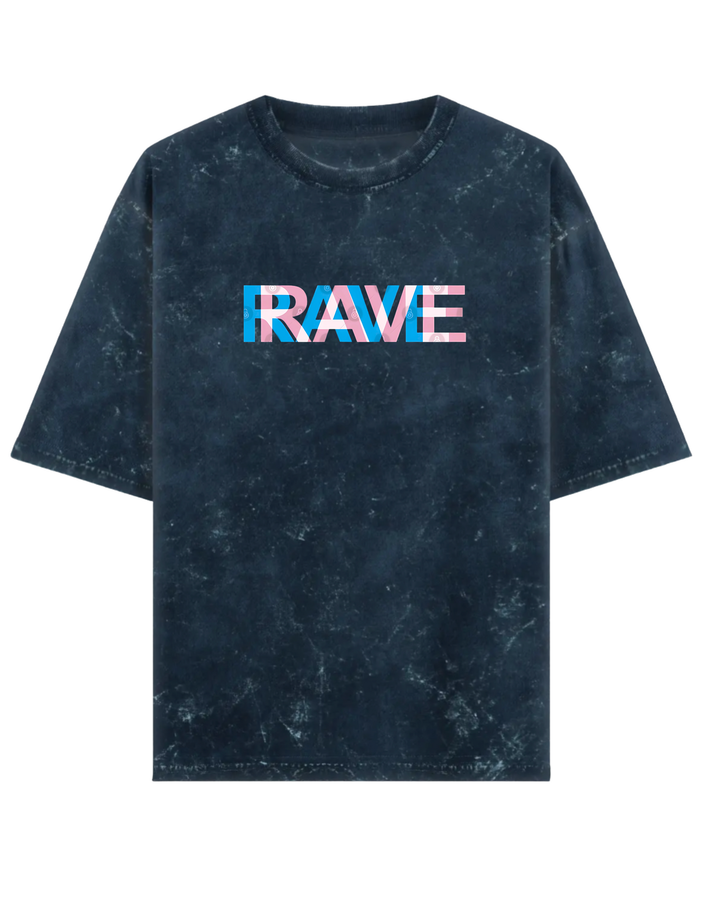 Rave Music Acid Washed - DJ Tshirt