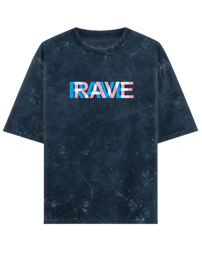 Rave Music Acid Washed - DJ Tshirt