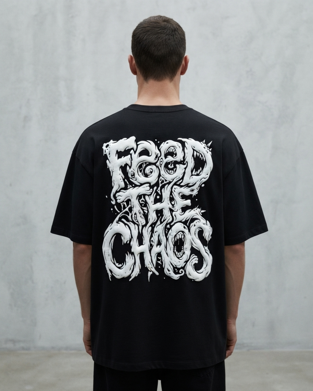 Feed The Chaos Oversized Tshirt