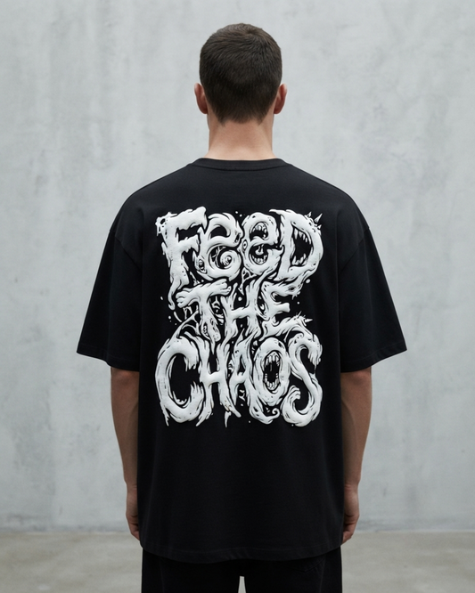 Feed The Chaos Oversized Tshirt