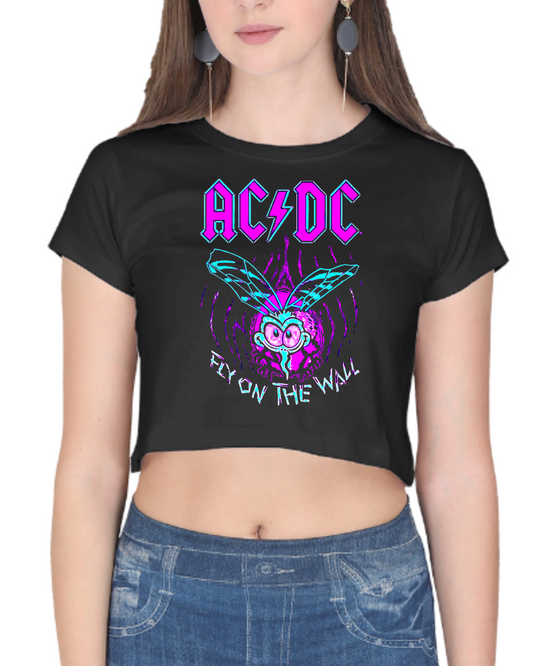 AC DC Crop Top