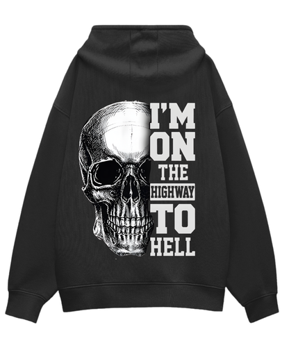 Highway To Hell Oversized Hoodie