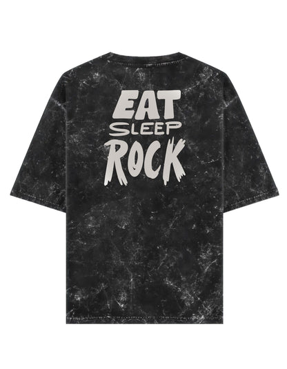 Rock & Roll Acid Wash Guitarist Tshirt