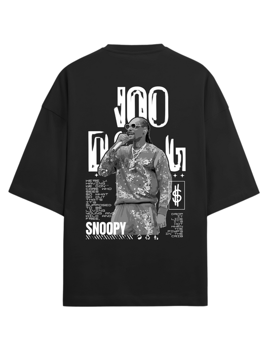 Snoopy Gangster Terry Oversized Tshirt