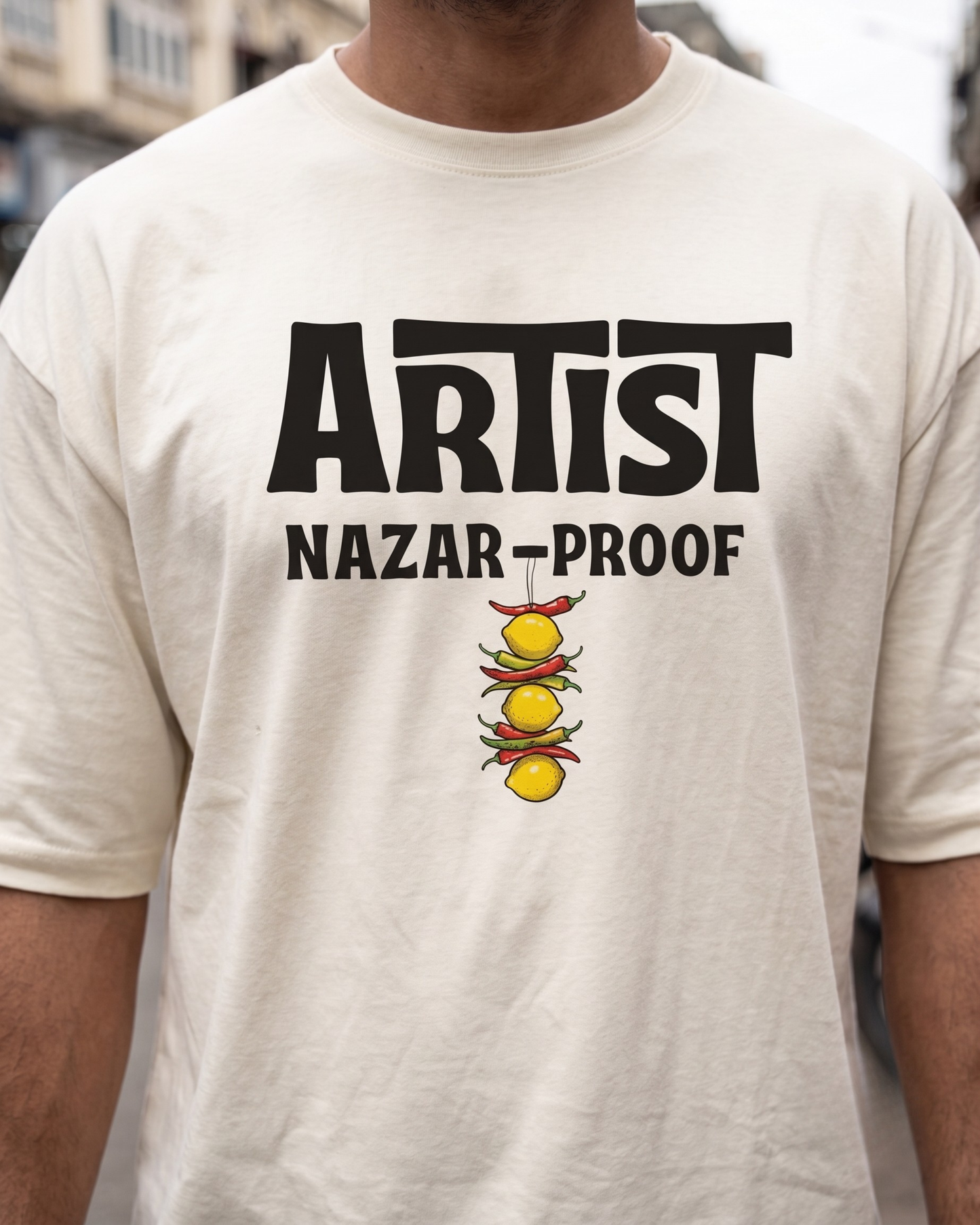 Nazar Proof Artist Oversized Tshirt