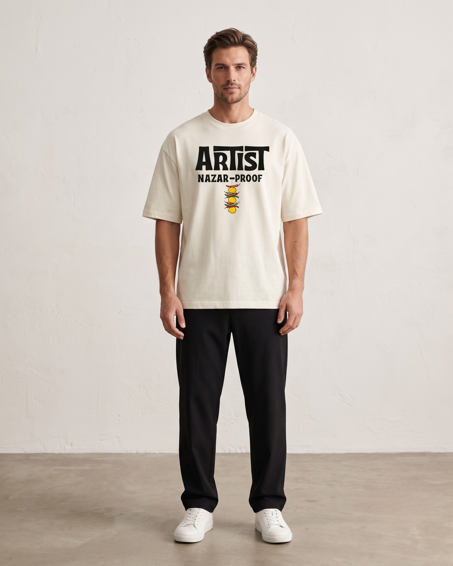 Nazar Proof Artist Oversized Tshirt