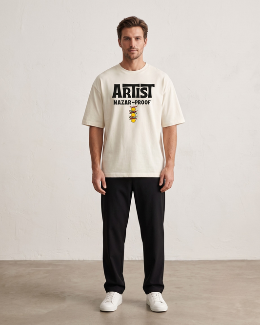 Nazar Proof Artist Oversized Tshirt