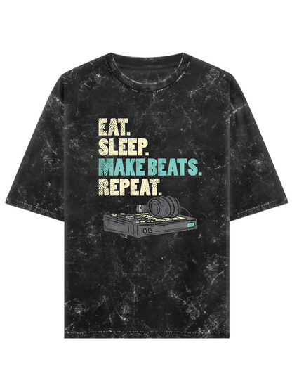 Beat Maker Acid Washed- DJ T-Shirt