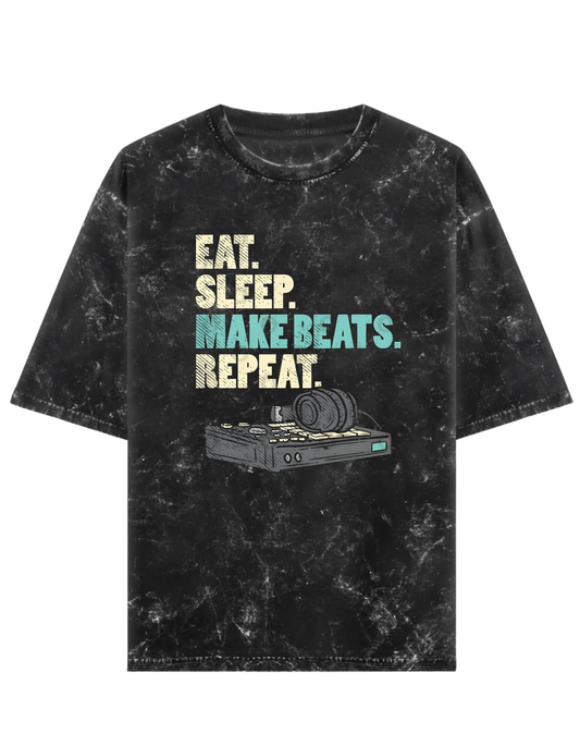 Beat Maker Acid Washed- DJ T-Shirt