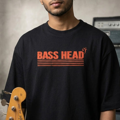 DKM Bass Head Bassist Oversized Tshirt
