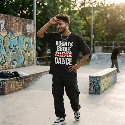 Born to Break Dance Oversized T-shirt