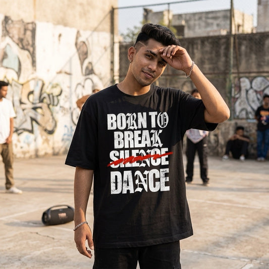 Born to Break Dance Oversized T-shirt