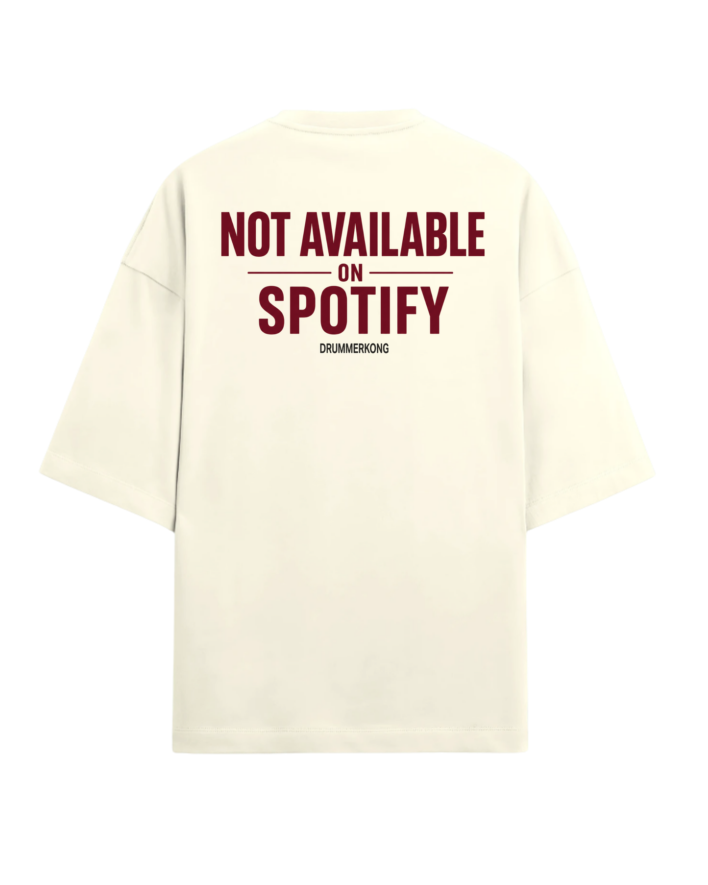 Not On Spotify Terry Oversized T-shirt
