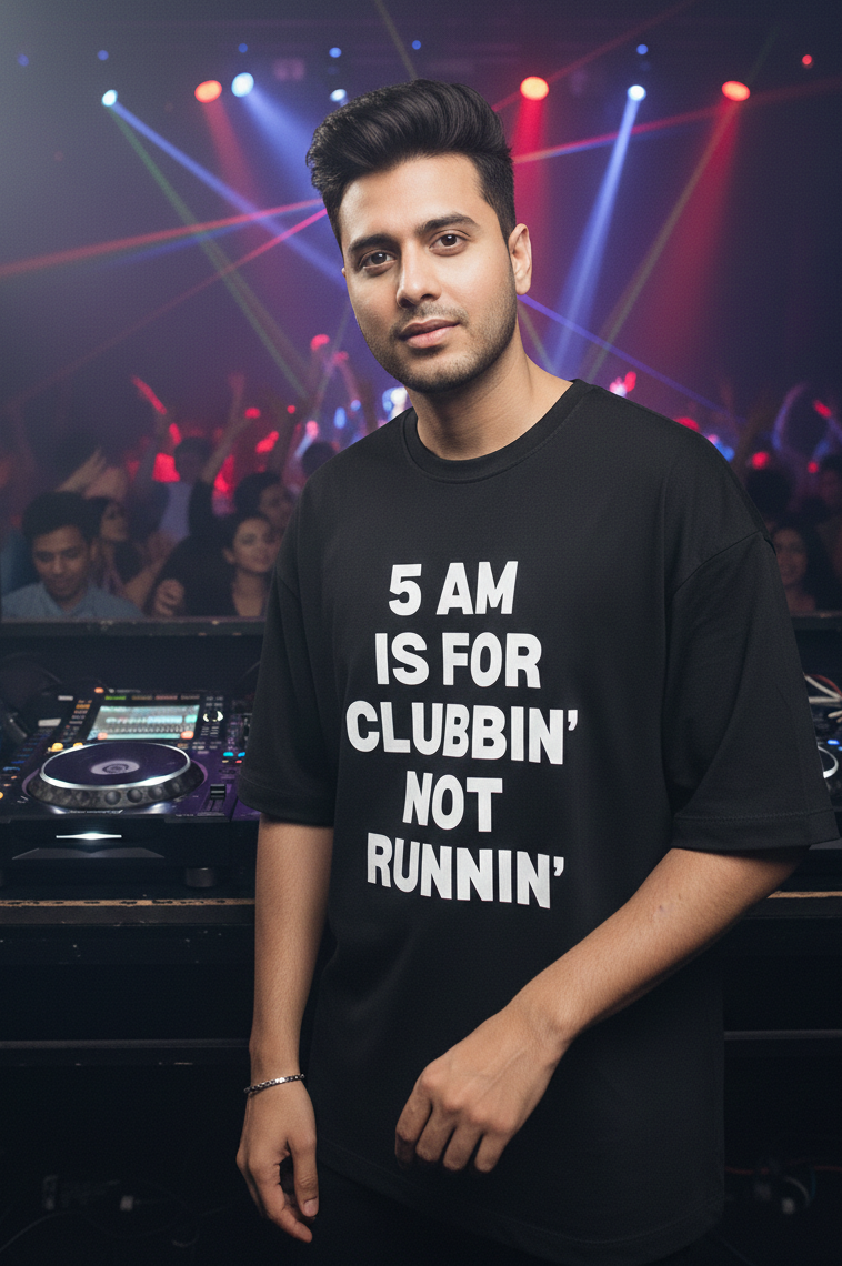 5 AM Club Terry Oversized T-shirt