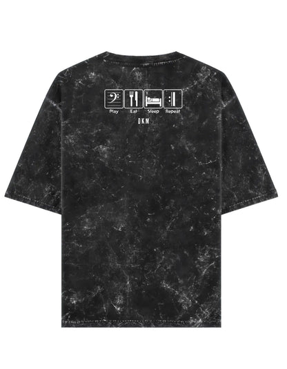 Low Frequency Acid Wash T-shirt for Bassist 2