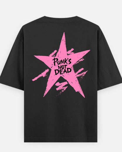 DKM Punks Not Dead Oversized Tshirt