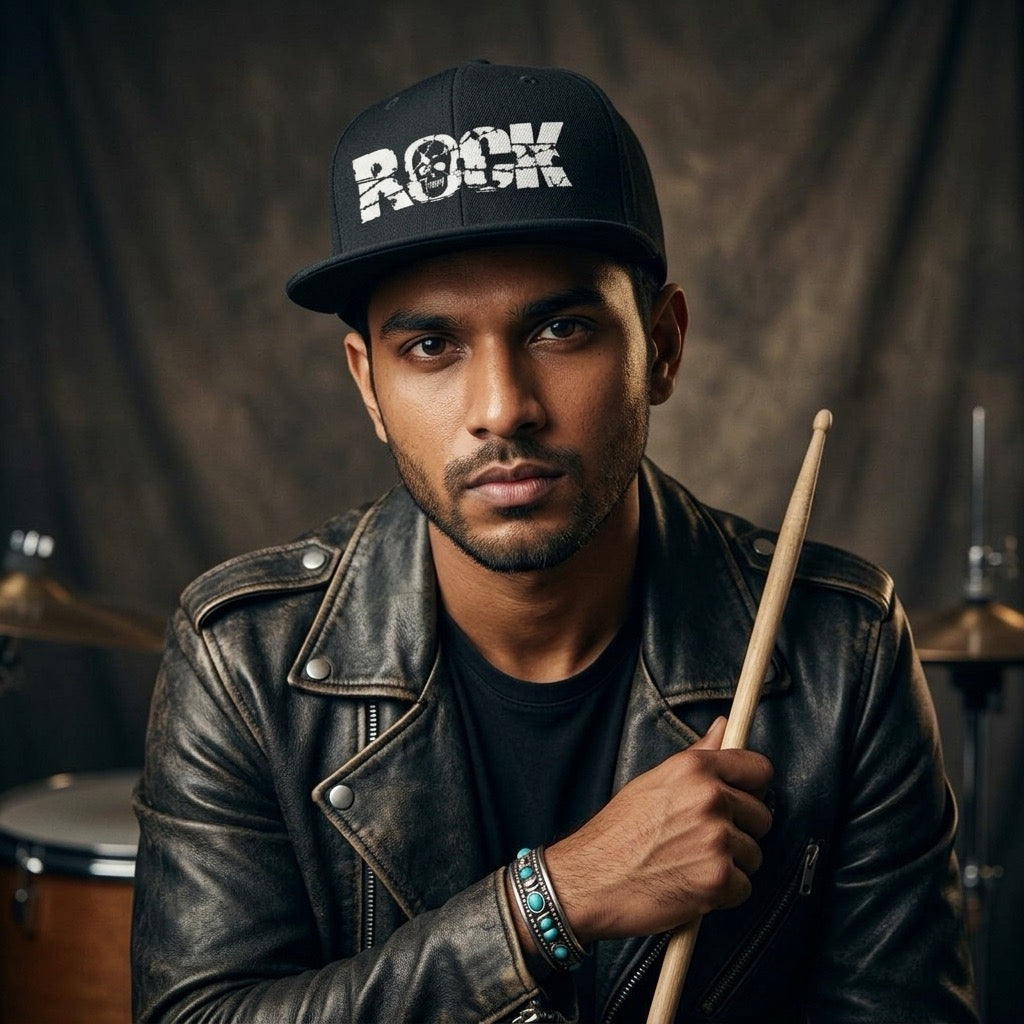 Rock Snapback Cap