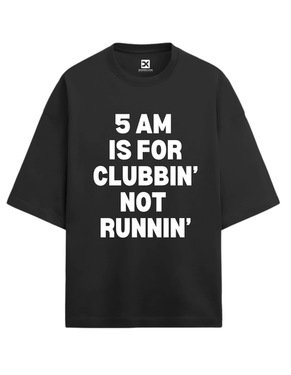 5 AM Club Terry Oversized T-shirt
