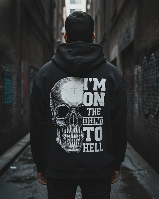 Highway To Hell Oversized Hoodie