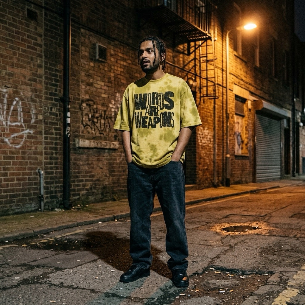 Words Are Weapon Oversized T-shirt