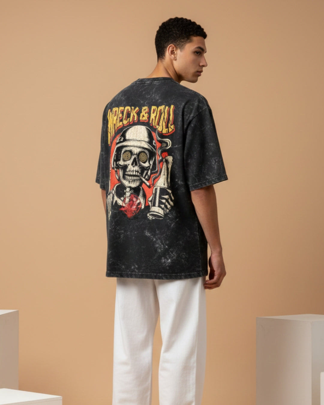 Wreck & Roll Acid Washed T-shirt
