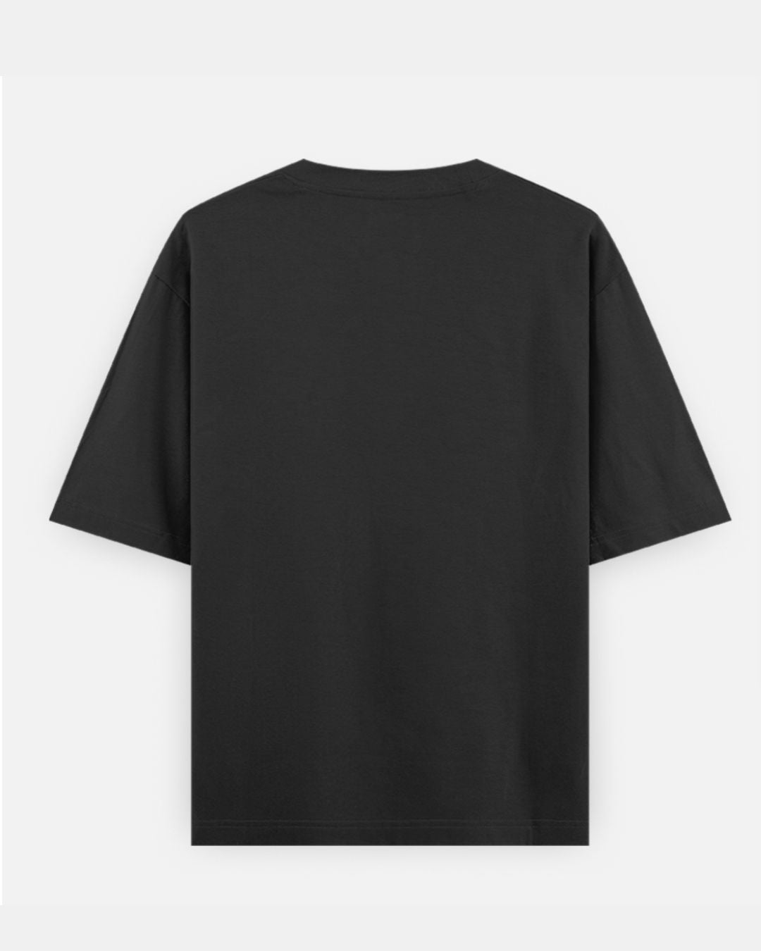 DrummerKong Merchandise Black oversized t-shirt t against a white background