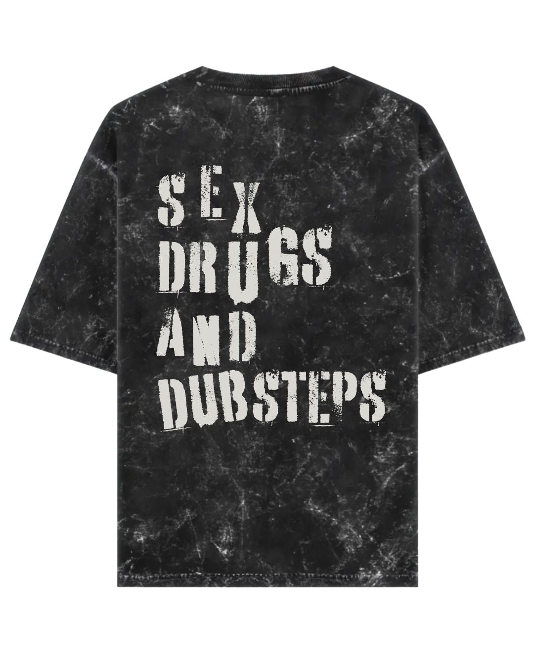 Dubstep Love Acid Washed T-shirt