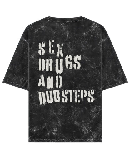 Dubstep Love Acid Washed T-shirt
