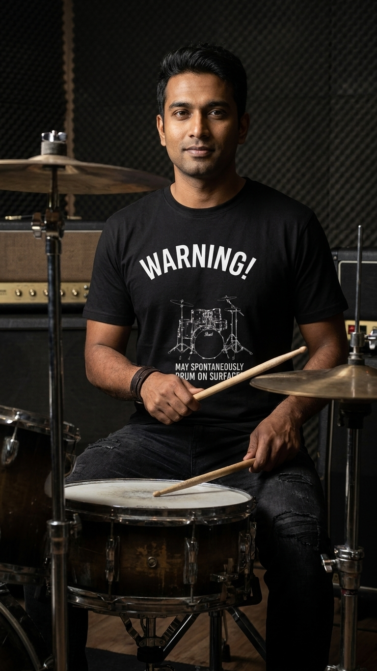 Warning! Drummer T-Shirt