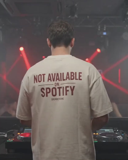 Not On Spotify Terry Oversized T-shirt