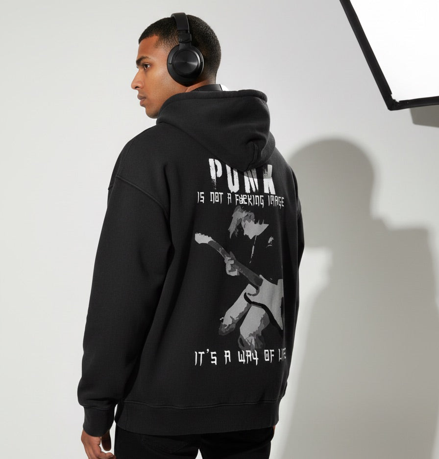 Punk Rock Unisex Oversized Hoodie