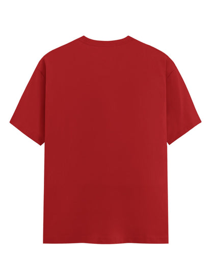 Red t-shirt on a white background