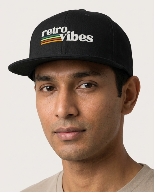 snapback cap with retro vibes design