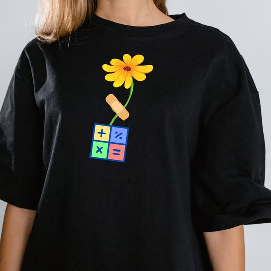 Band Aid Flower Tshirt - Sheeran Style
